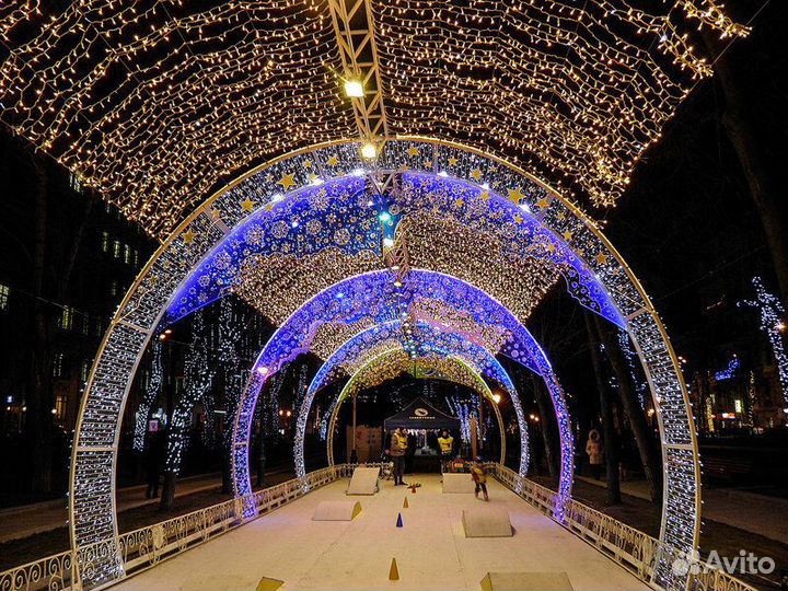 Светодиодные фигуры для уличного оформления