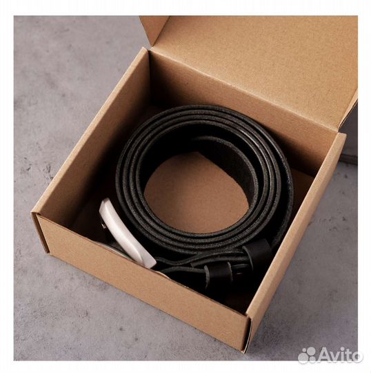 Ремень мужской кожаный