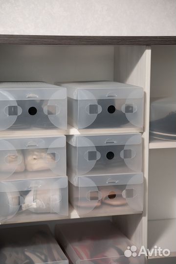 Прозрачные коробки для хранения вещей пластиковые