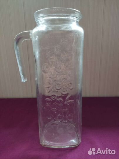 Кувшин / графин стеклянный