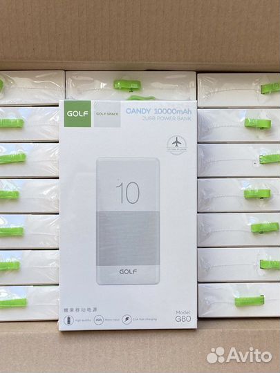 Powerbank Golf G80 10000mAh новые