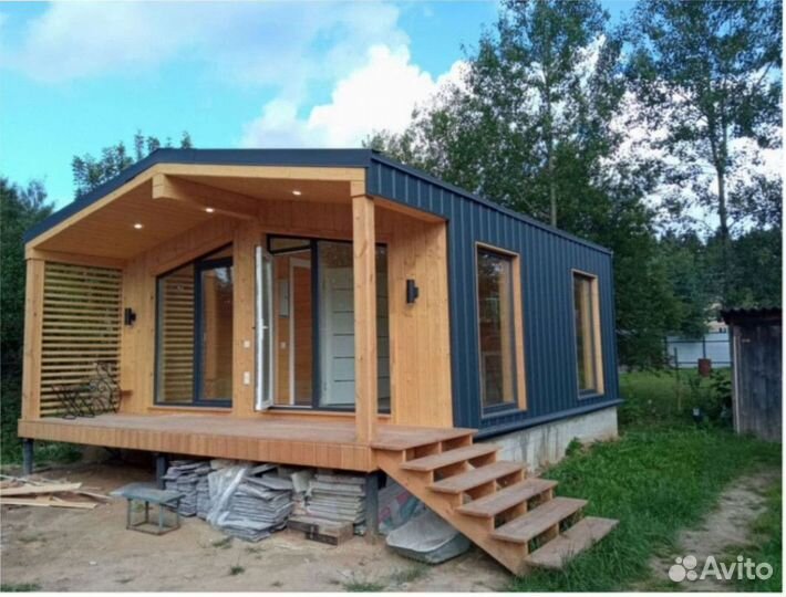 Каркасный всесезонный дом с доставкой 60 м кв, арт. дн-4552