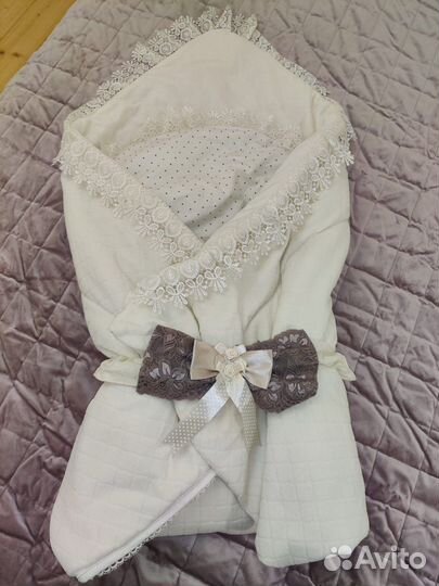 Зимний конверт на выписку