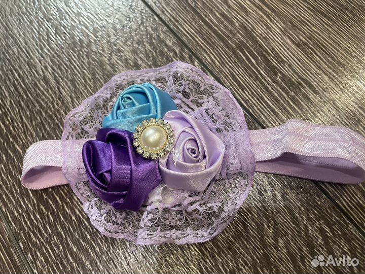 Повязки на голову и заколочки для девочки