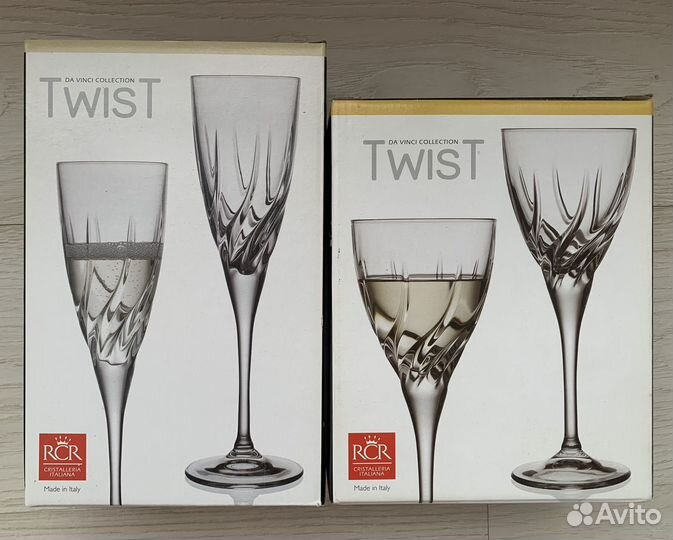 24 шт Бокалы для вина/шампанского/виски