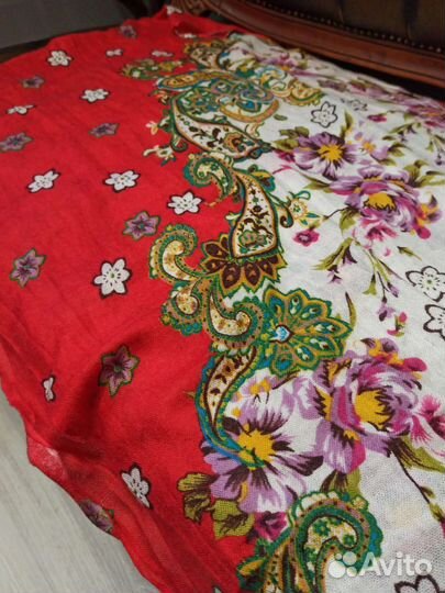 Палантин kenzo шерсть новый италия