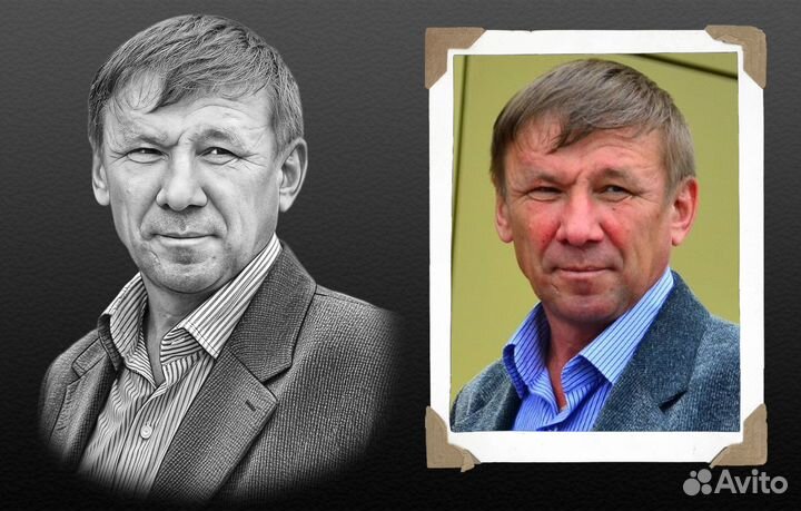 Ретушь фотографии для памятника