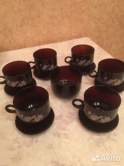 Кофейный сервиз на 6 персон, новый