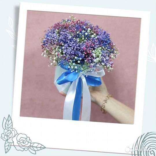 Цветы в коробке 067