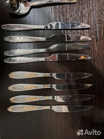 Набор столовый ложки вилки ножи