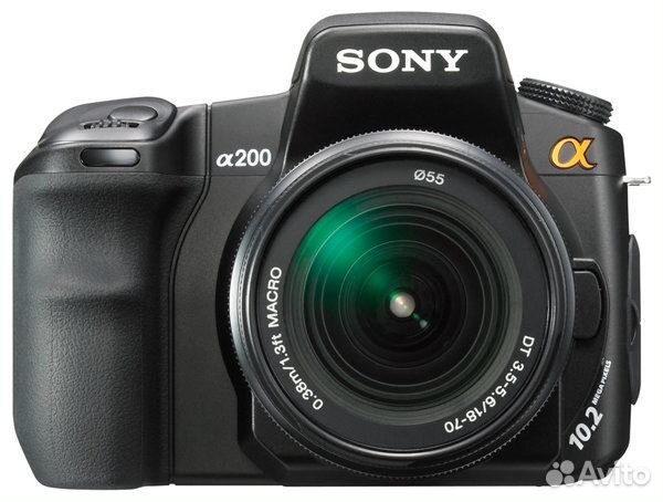Зеркальный Фотоаппарат Sony Alpha dslr-A200 Kit
