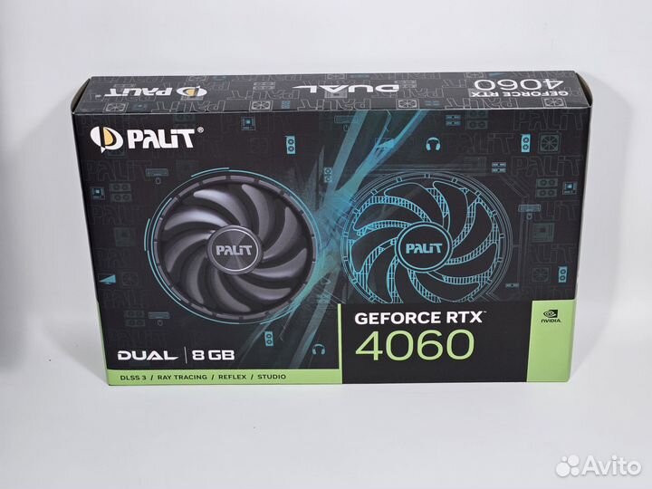 Видеокарта Palit GeForce RTX 4060 новая Ситилинк