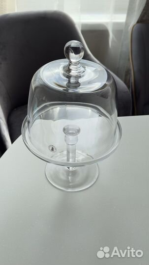 Блюдо с крышкой стеклянное икеа IKEA