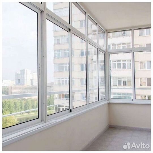 Изготовление алюминиевых окон для офиса и дома под