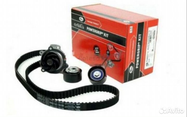 Насос водяной + комплект ремня грм ваз 1.6 16кл