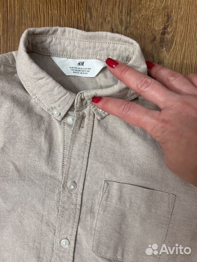 Рубашка для мальчика лен Max p. 8-9