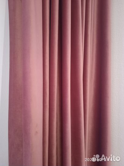 Шторы блэкаут рогожка 2 шт