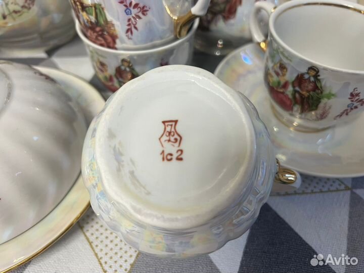 Чайный сервиз Добрушский фарфоровый завод