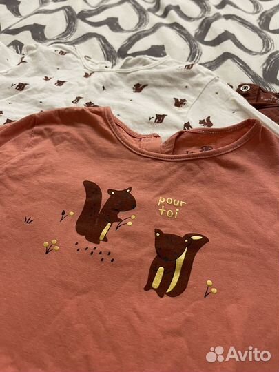 Лонгслив для девочки 92 98