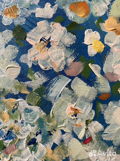 Картина маслом на холсте цветы