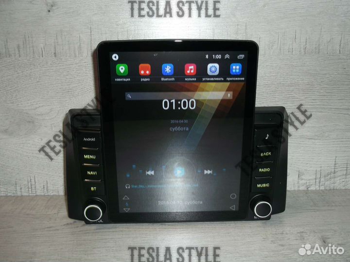 Магнитола UAZ Patriot Tesla Android 2017+ GPS WiFi