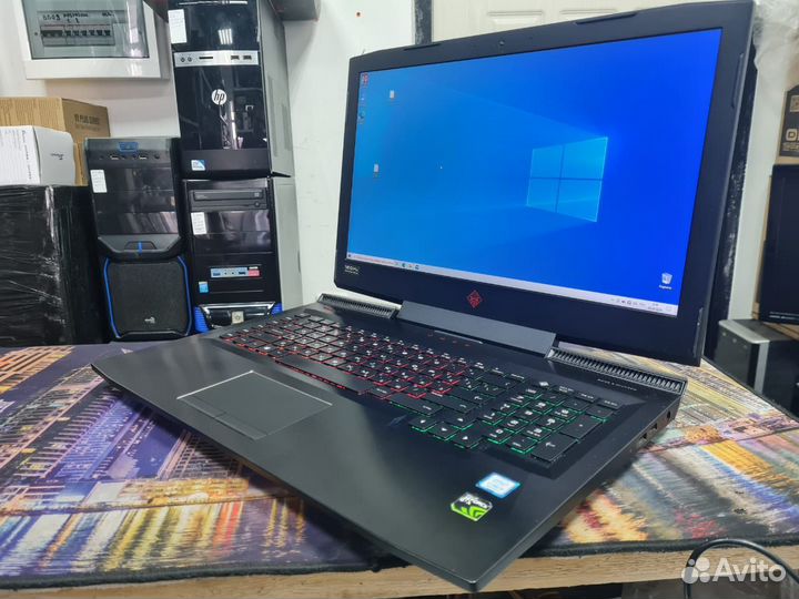 HP omen i5-8300H 16gb SSD+HDD GTX 1060 6gb 17.3