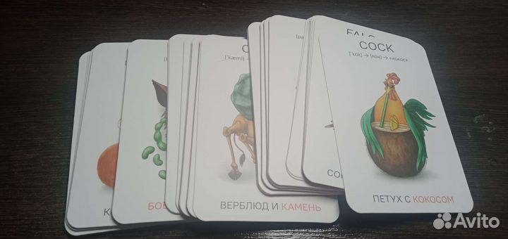 Карточки для изучения английского