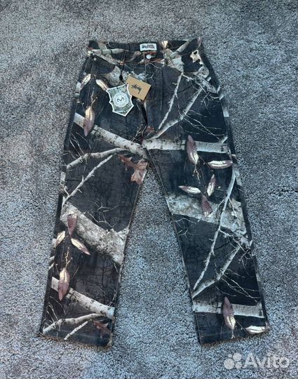 Джинсы stussy realtree темные