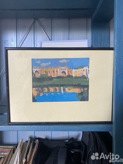 Картина гуашью