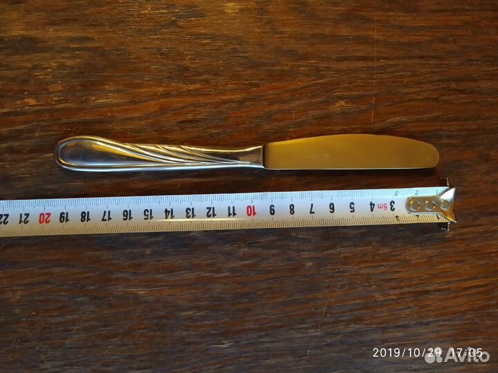 Набор новый позолоченные ножи 6 шт