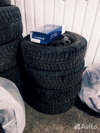 Зимняя резина на штампах 14