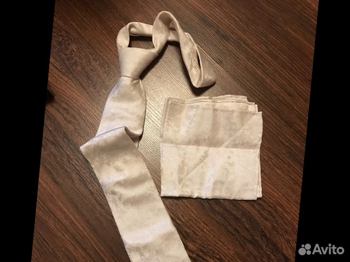 Галстук шелковый свадебный