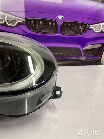 Mini cooper F55 LED Black фара правая Рестайлинг