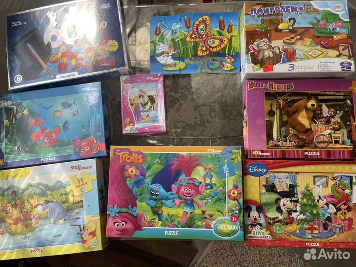 Развивающие игрушки коробкой