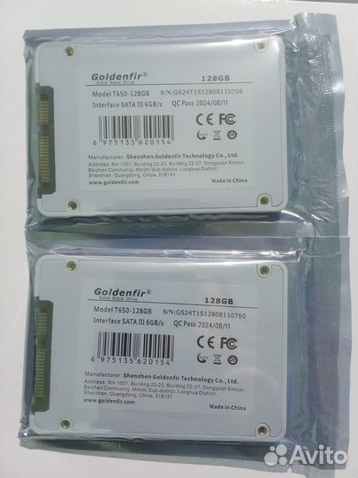 SSD накопитель Goldenfir 128гб