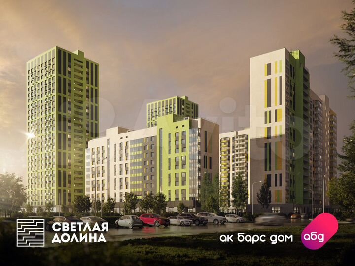 2-к. квартира, 52,5 м², 13/25 эт.