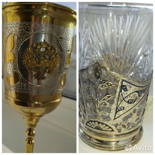 Корзинка.Статуэтки Серебро.Подстаканник