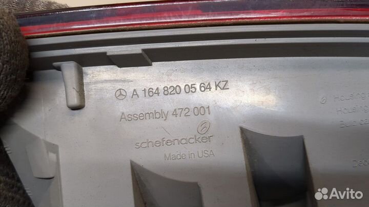 Фонарь (задний) левый Mercedes GL X164, 2007