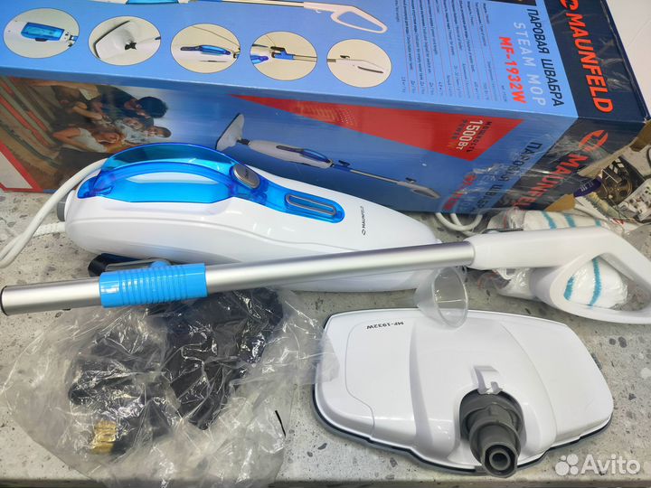 Паровая швабра(пароочиститель) Maunfeld MF-1932W