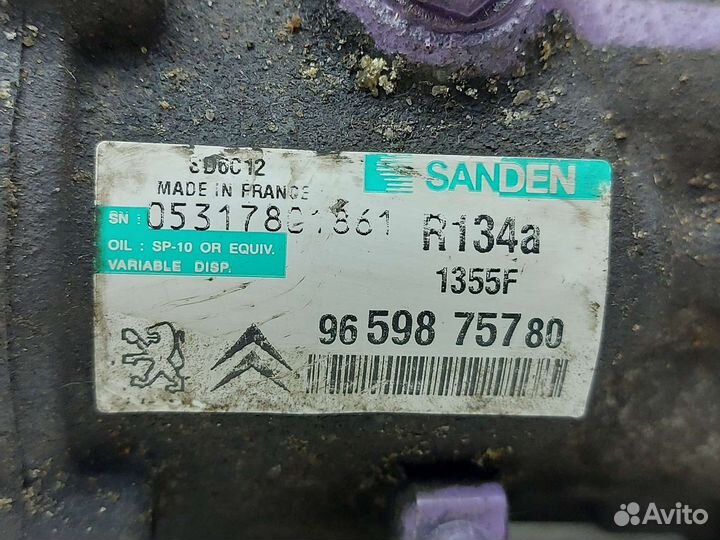 Компрессор кондиционера Peugeot, Citroen