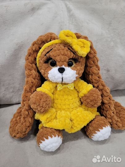 Вязаная зайка