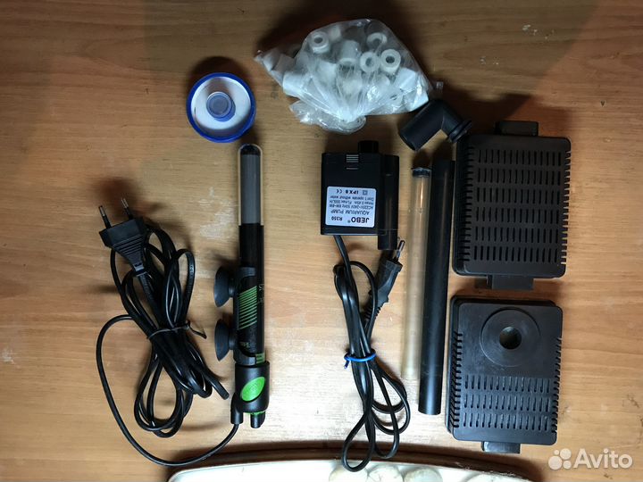 Аквариум jebo R331, 20л без швов в комплекте