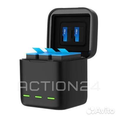 Зарядное устройство для GoPro Hero 12, 11, 10, 9 T