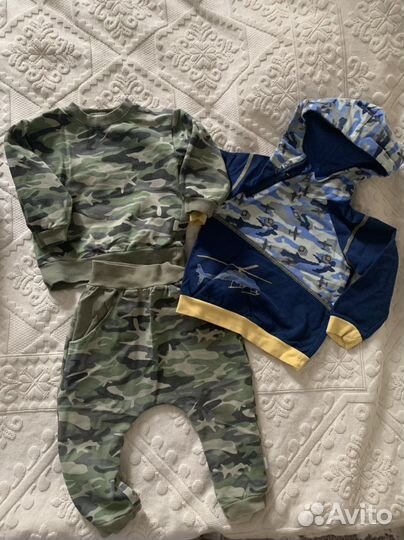 Одежда пакетом для мальчика 1,5-2 г