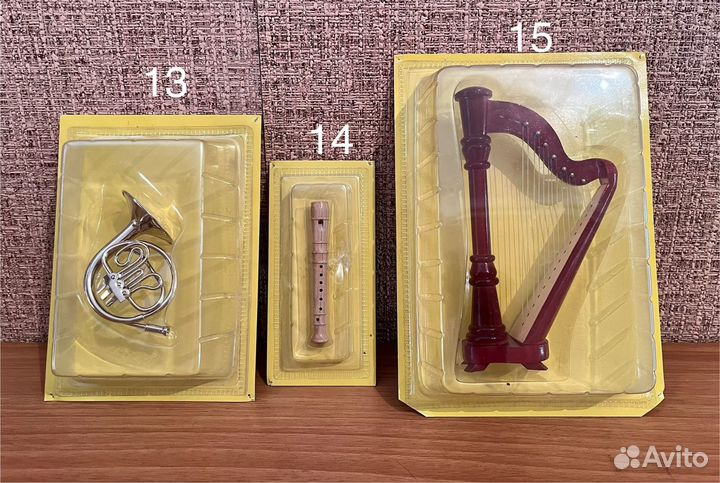 Музыкальные инструменты в миниатюре