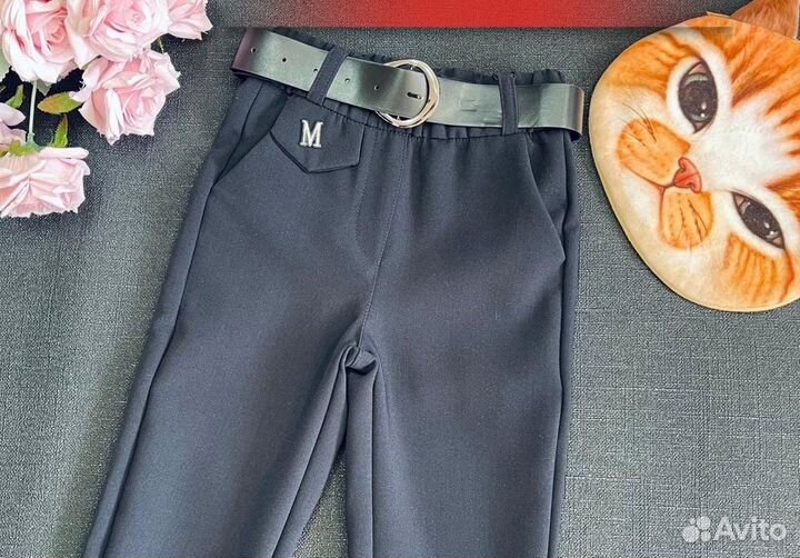 Школьные брюки/лосины для девочки, 116-146