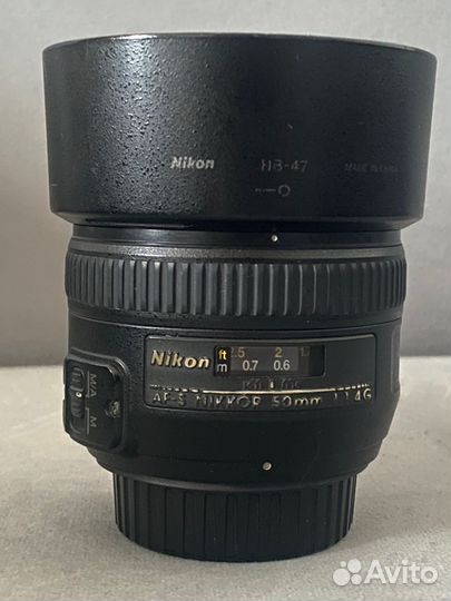 Объектив nikon 50mm f 1.4g af s nikkor