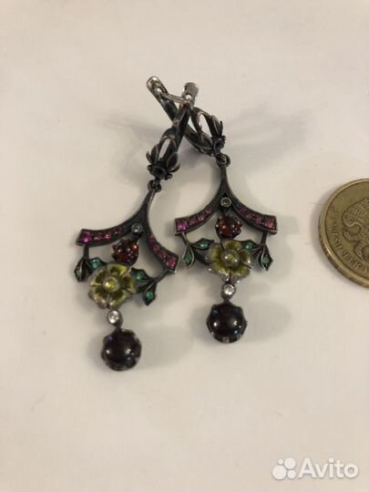 Винтаж Серьги