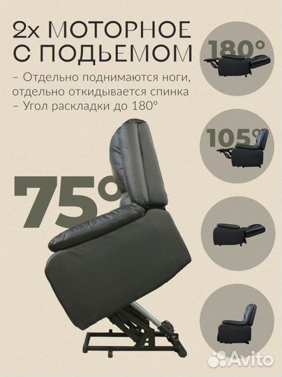 Кресло с подъёмным механизмом