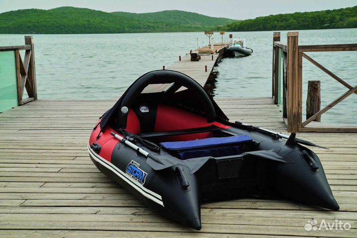Лодка пвх Stormline Heavy Duty Air Pro 400 красная